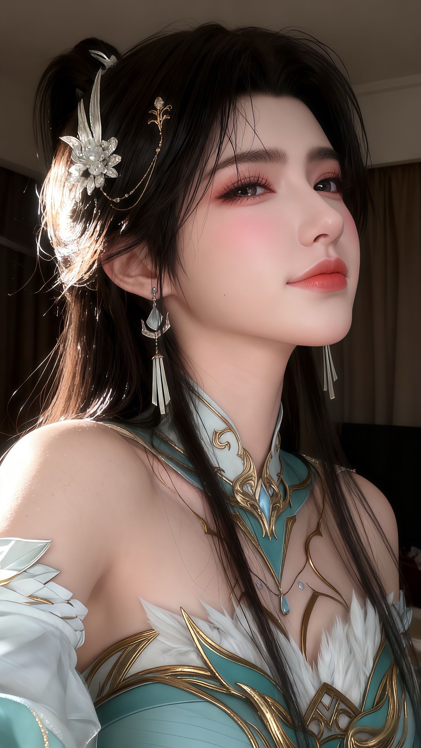 萧炎哥哥。你会站在大陆的巅峰，到时没落的萧家会因为你而再次屹立大陆。#壁纸 #薰儿#萧薰儿 #萧炎 #斗破苍穹