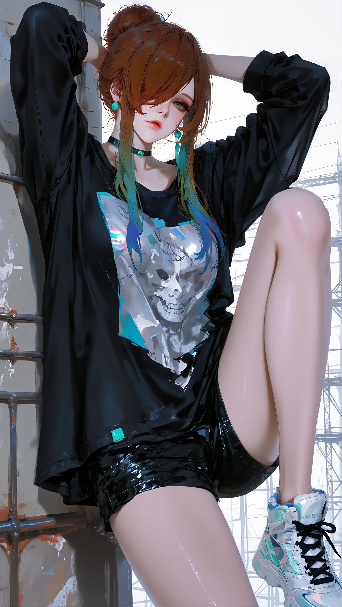 火影（纲手，雏田，天天，照美冥，井野，樱）#二次元 #同人 #火影忍者 #ai绘画