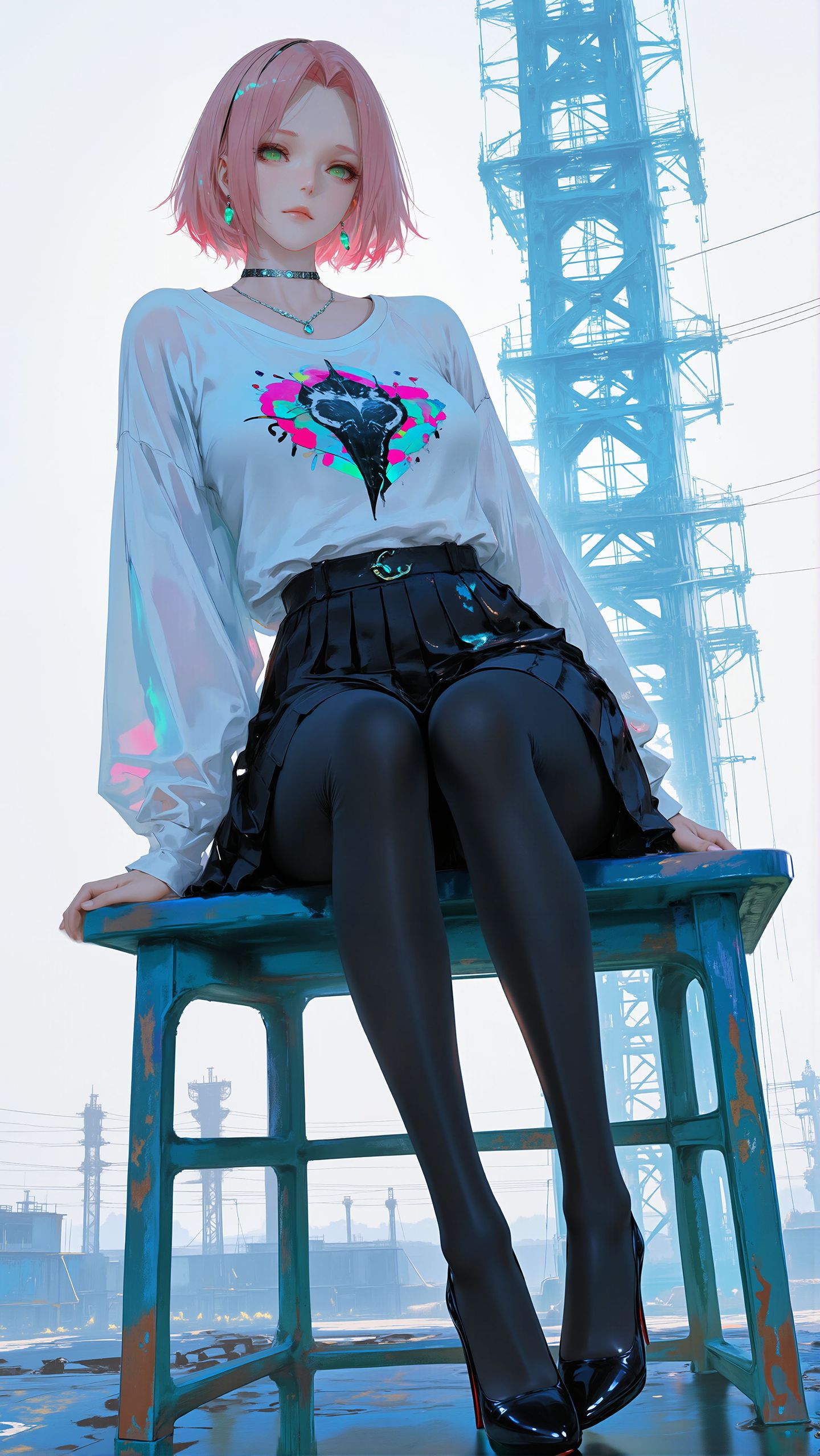 火影（纲手，雏田，天天，照美冥，井野，樱）#二次元 #同人 #火影忍者 #ai绘画